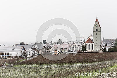 View of Hagnau am Bodensee Editorial Stock Photo