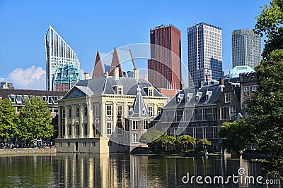 08-23-2022.The Hague,The Netherlands.Dutch parliament.The official office of the Prime Minister of the Netherlands Editorial Stock Photo