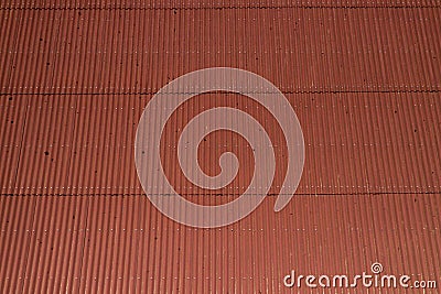 Hail and storm damage at house wall, stormy weather Stock Photo