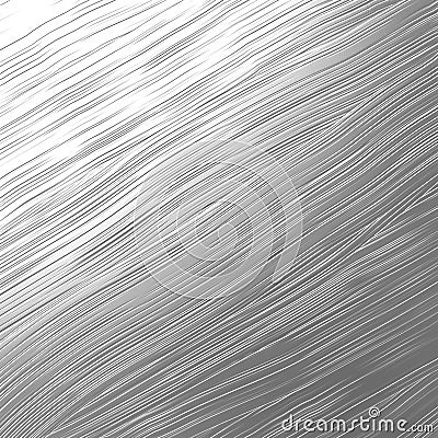 Hair Brush Silver Metal Texture Stock Photo