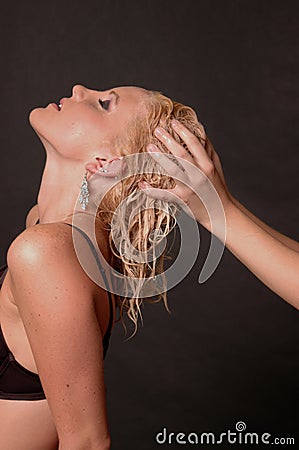 Hair care Stock Photo