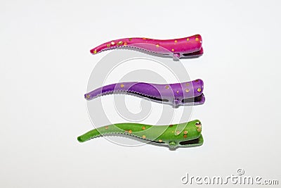 Hair Clip, hairpin, barrette Stock Photo