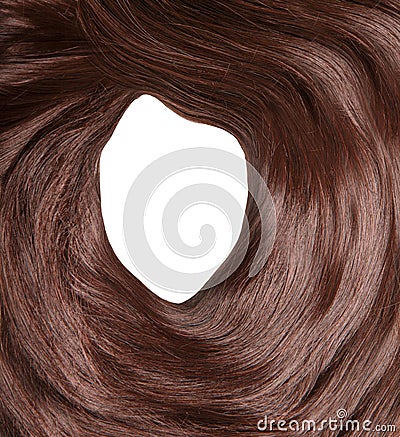 Hair close up. Texture of shiny healthy hair Stock Photo