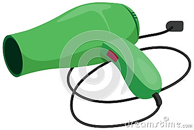 Hair dryer Vector Illustration