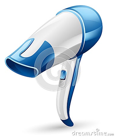 Hair dryer Vector Illustration