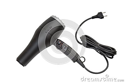 The hair dryer Stock Photo