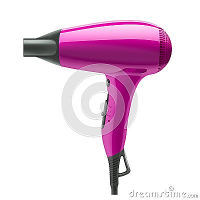 Hair dryer Vector Illustration