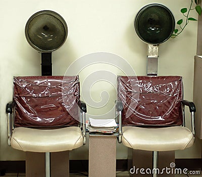 Hair dryers Stock Photo