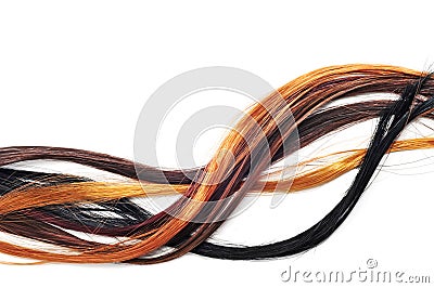 Hair extensions Stock Photo