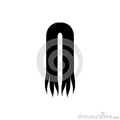 Hair extensions tape icon Vector Illustration