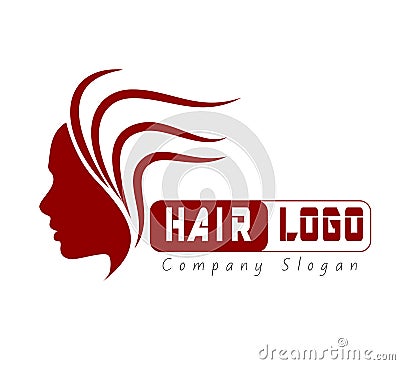 Hair icon vector Stock Photo