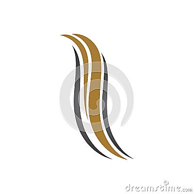 hair logo and symbol design template Cartoon Illustration