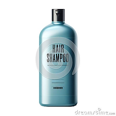 Hair shampoo product isolated on white transparent Stock Photo