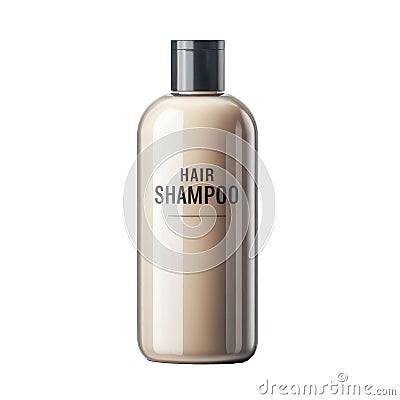 Hair shampoo product isolated on white transparent Stock Photo