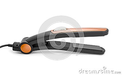 Hair straightener Stock Photo