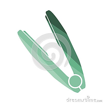 Hair straightener icon Vector Illustration