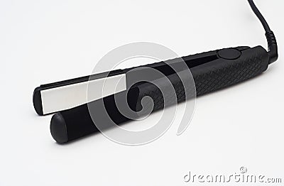 Hair straighteners. Stock Photo