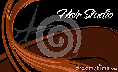 Hair studio Vector Illustration