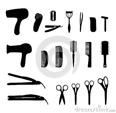 Hair tools Stock Photo