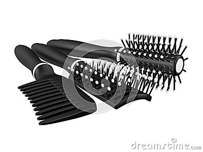 Hairbrush Stock Photo