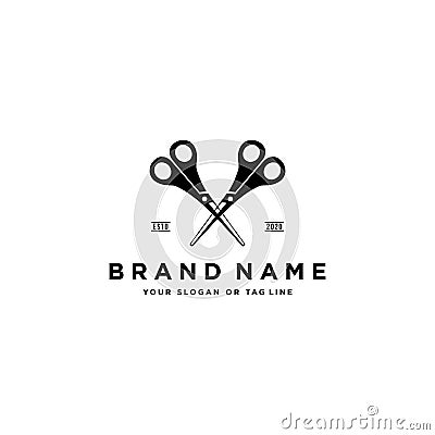 Haircut logo design vector Vector Illustration