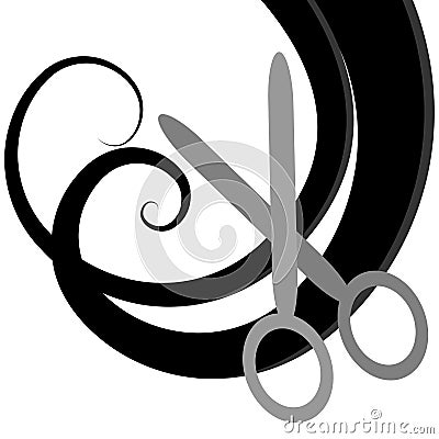 Hairdresser logo Vector Illustration