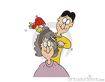 Hairdressing Stock Photo