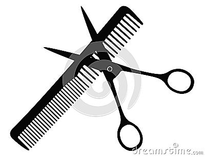 Hairdressing tools Vector Illustration