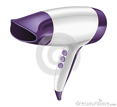 Hairdryer Vector Illustration