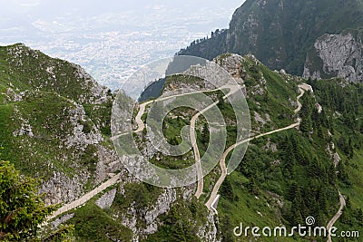 Hairpin bends Stock Photo