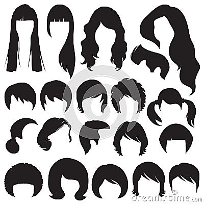 Hairstyle Vector Illustration