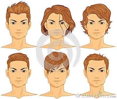 Hairstyles Set Vector Illustration