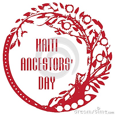 Haiti Ancestors Day Vector Illustration