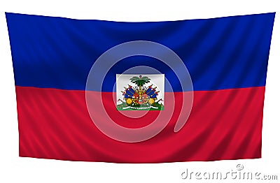 Haiti Flag Stock Photo