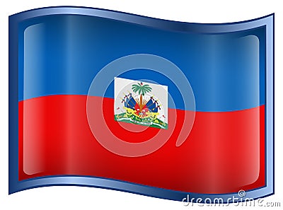 Haiti Flag icon Vector Illustration