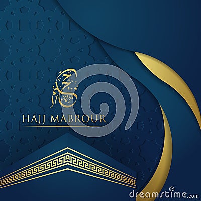 Hajj Mabrour Social Media Post Premium Vector Vector Illustration