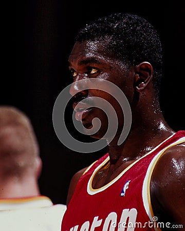 Hakeem Olajuwon, Houston Rockets Editorial Stock Photo