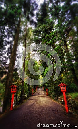 Hakone Shrine Stock Photo