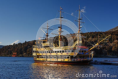 Hakone Sightseeing Cruise Editorial Stock Photo