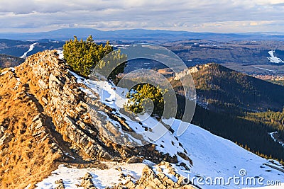 Hala Gasienicowa, winter landscape Stock Photo