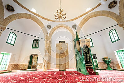 Hala Sultan Tekke - an historic shrine, mosque in Larnaca, Cyprus Stock Photo