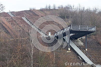 halde hoheward ruhrgebiet in the winter Stock Photo