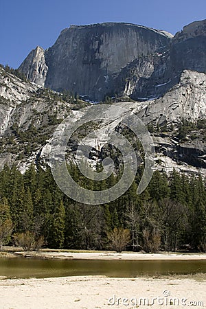 Half dome Stock Photo