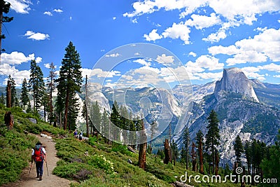 Half dome - Yosemite National Park Editorial Stock Photo