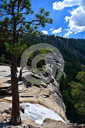 Half dome - Yosemite National Park Editorial Stock Photo