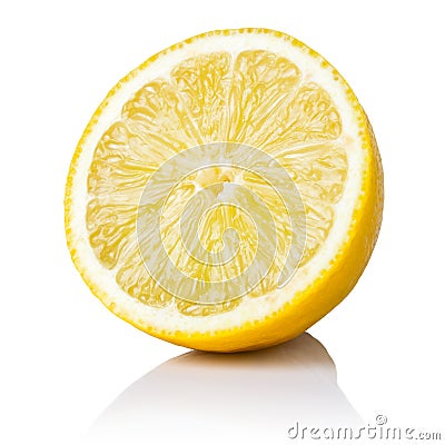 Half Lemon Stock Photo