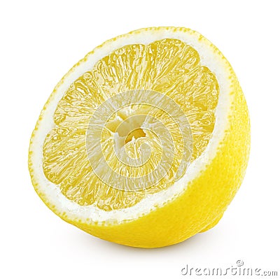 Half of lemon Stock Photo