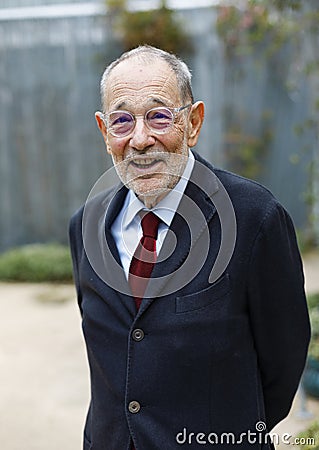 Half-length portrait of Javier Solana. Editorial Stock Photo