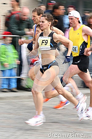 Half marathon runners Editorial Stock Photo