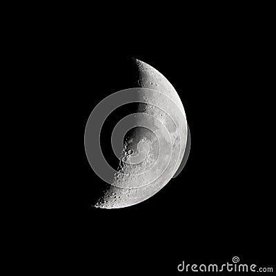 Half Moon Stock Photo